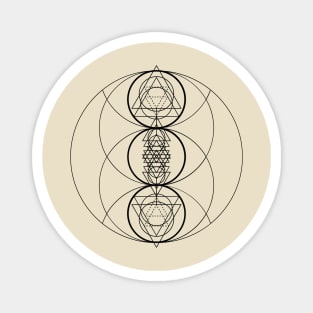 Sacred Geometry, Magic Circle, EDM Festival Gear Magnet